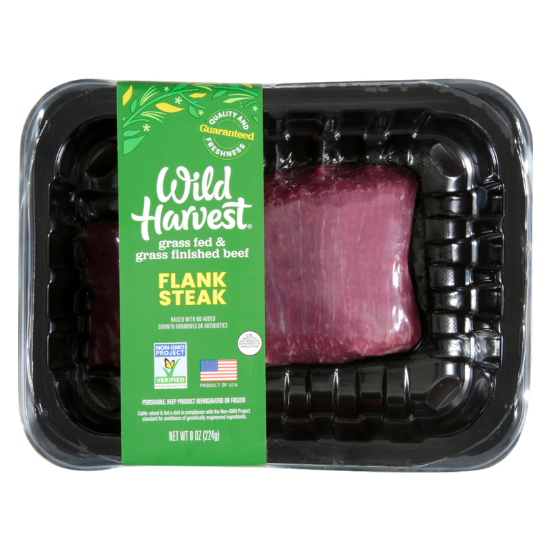 Grass Fed Flank Steak (Frozen) - 8oz