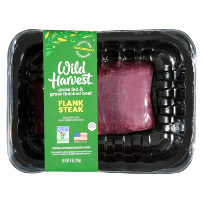 Grass Fed Flank Steak (Frozen) - 8oz
