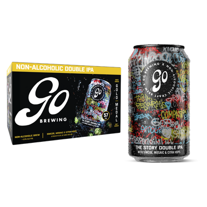 Go Brewing The Story Double IPA 6pk 12oz Can 0.5% ABV
