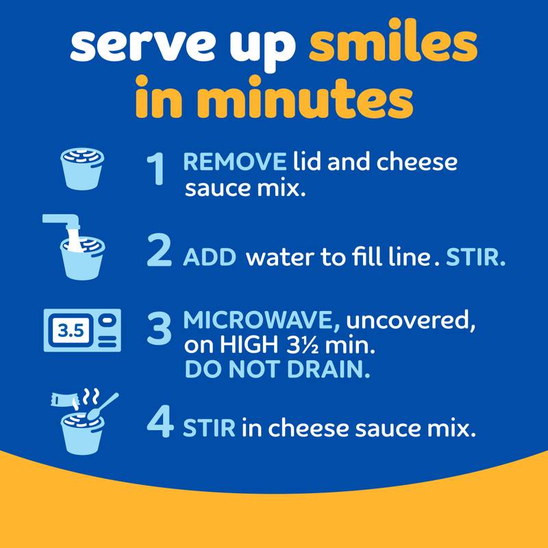 Kraft Original Mac and Cheese Cups Easy Microwavable Dinner, 4ct.