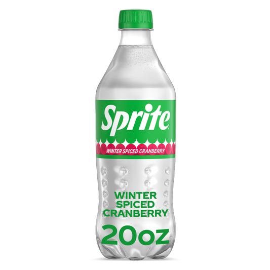 Sprite Winter Spiced Cranberry 20oz Btl