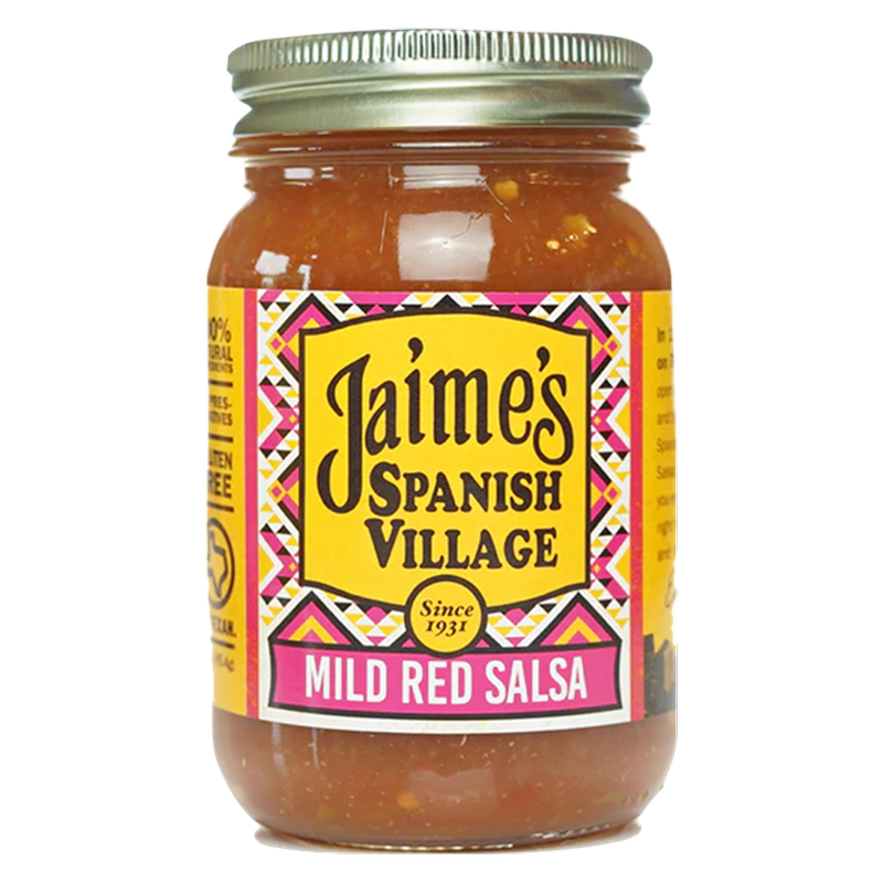Jaime's Spanish Village Mild Red Salsa, 16oz.