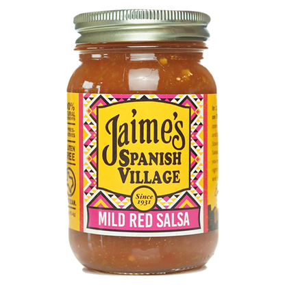 Jaime's Spanish Village Mild Red Salsa, 16oz.