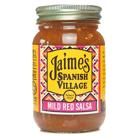 Jaime's Spanish Village Mild Red Salsa, 16oz.