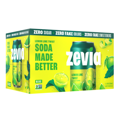 Zevia Lemon Lime Soda 6pk 12oz Can