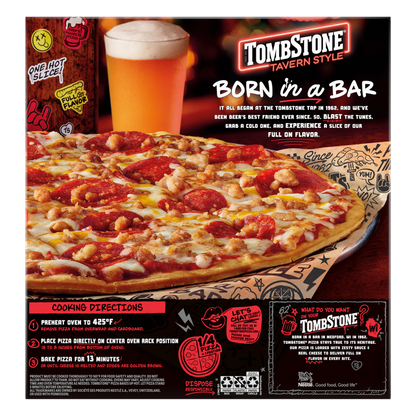 Tombstone Tavern Let's Meat Up Thin Crust Pizza 20oz