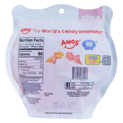 Amos 4D Gummy Lucky Fish, 3.95oz