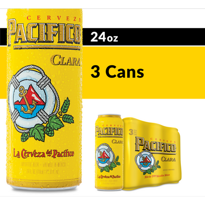 Pacifico 3pk 24oz Can 4.4% ABV
