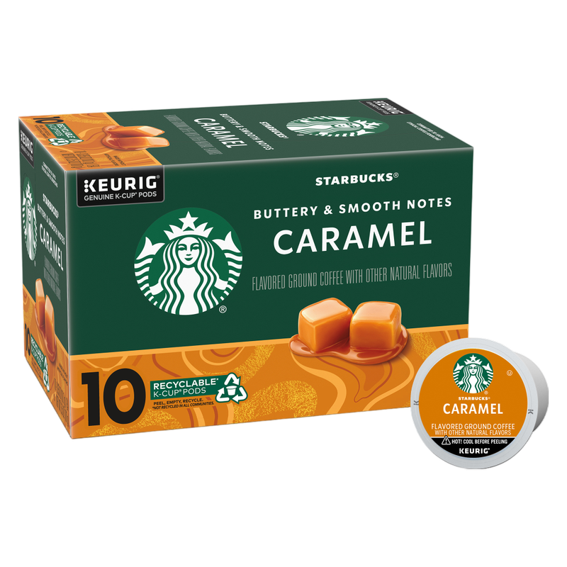Starbucks K-Cup Caramel Flavored Coffee 3.5oz 10ct