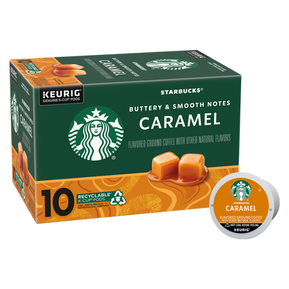 Starbucks K-Cup Caramel Flavored Coffee 3.5oz 10ct