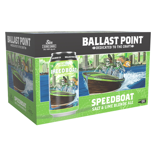 Ballast Point Speedboat Blonde Salt and Lime Blonde Ale  (6PKC 12 OZ)