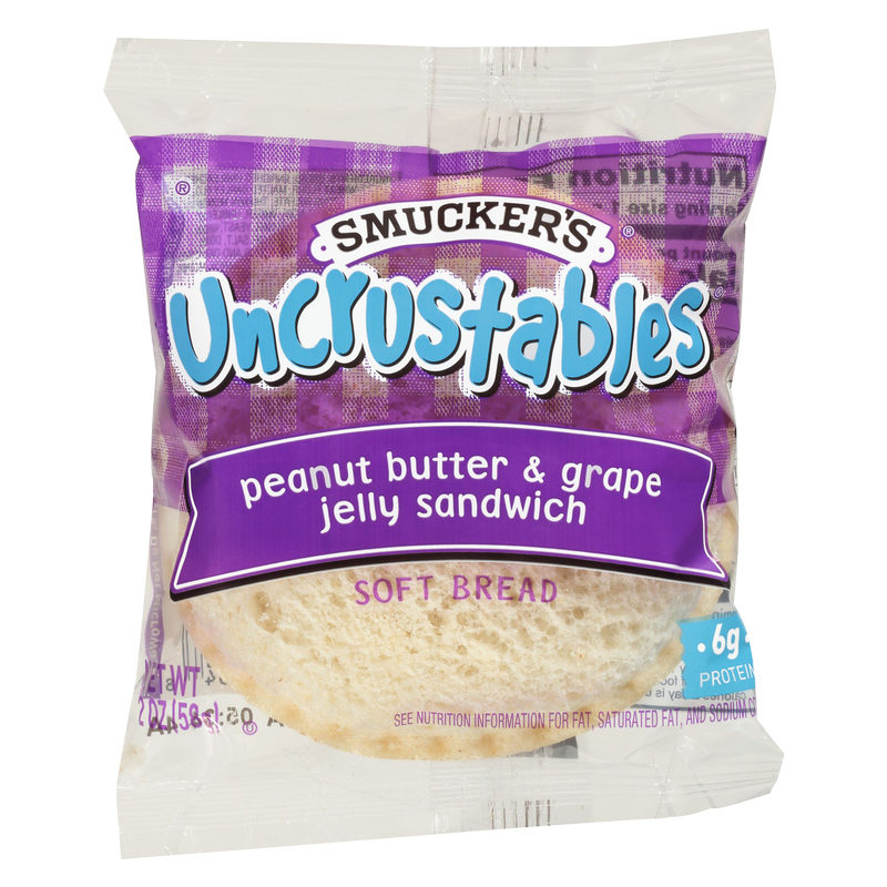 Smucker's Frozen Uncrustables PB & Grape Jelly on Wheat 1ct 2.6oz