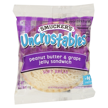 Smucker's Frozen Uncrustables PB & Grape Jelly on Wheat 1ct 2.6oz