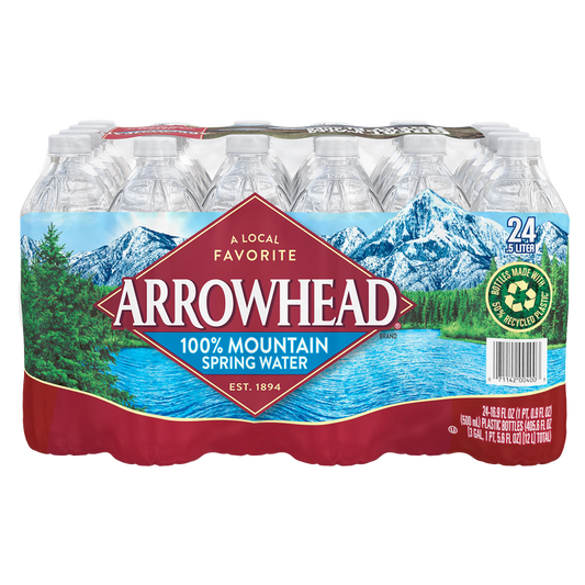 Arrowhead Water 24pk 0.5L Btl