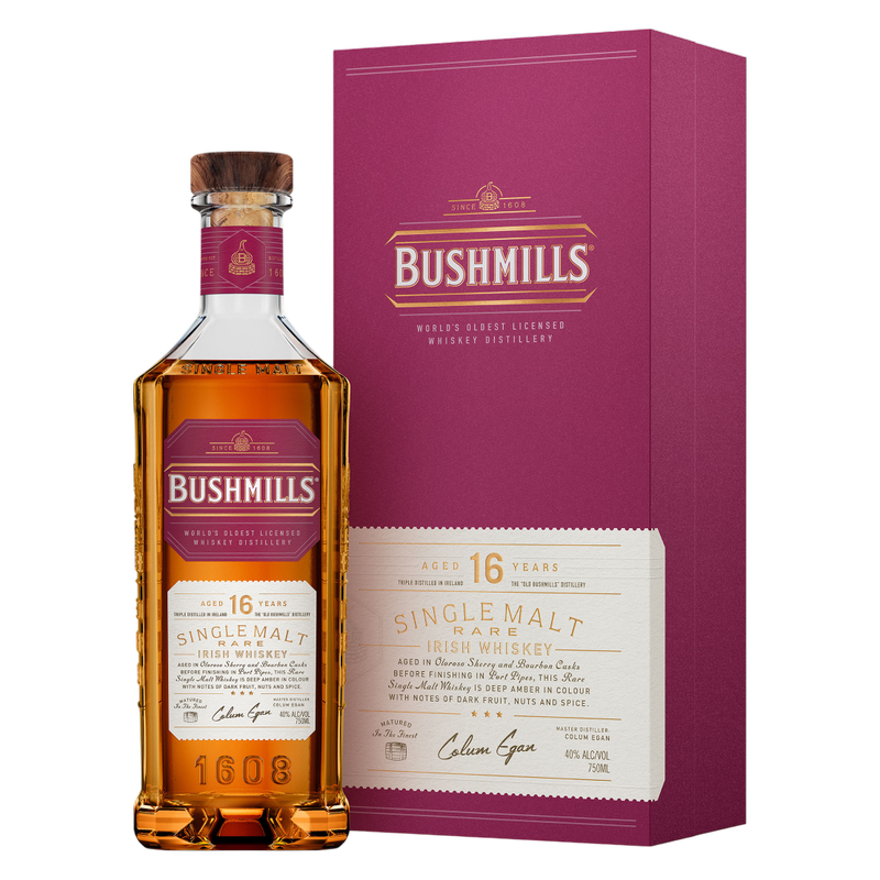 Bushmills 16 Year Irish Whiskey 750ml (80 Proof)