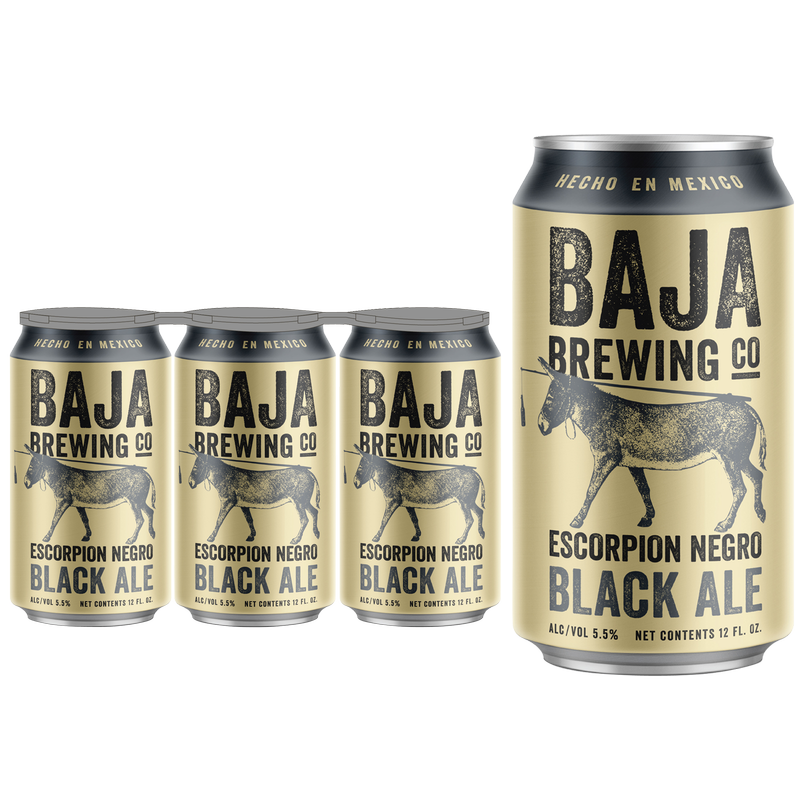 Baja Brew Escorpion Black 6pk 12oz Cans
