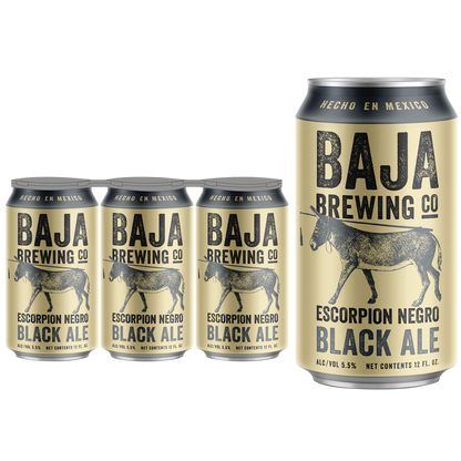 Baja Brew Escorpion Black 6pk 12oz Cans