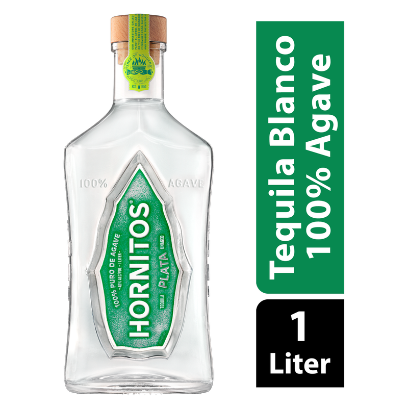 Hornitos Plata Tequila 1L