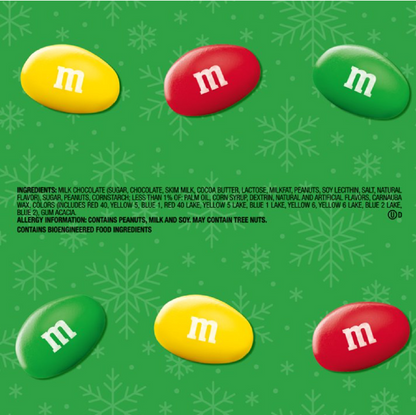 M&M's Toasty Holiday Peanut Chocolate Candies, 3.27oz