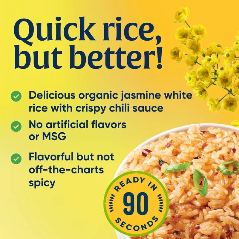 Lundberg X Fly by Jing Chili Crisp Jasmine Rice, 8oz.