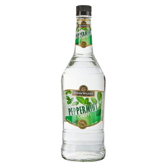 Hiram Walker Peppermint Schnapps 1L (60 proof)
