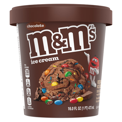 M&M'S Chocolate Ice Cream Pint, 16 Oz
