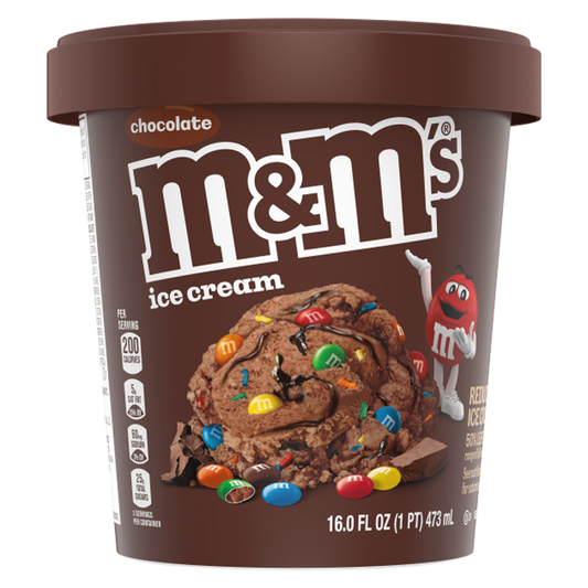 M&M'S Chocolate Ice Cream Pint, 16 Oz