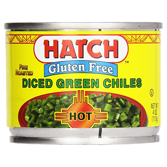 Hatch Chili Hot Green Diced Chiles 4oz