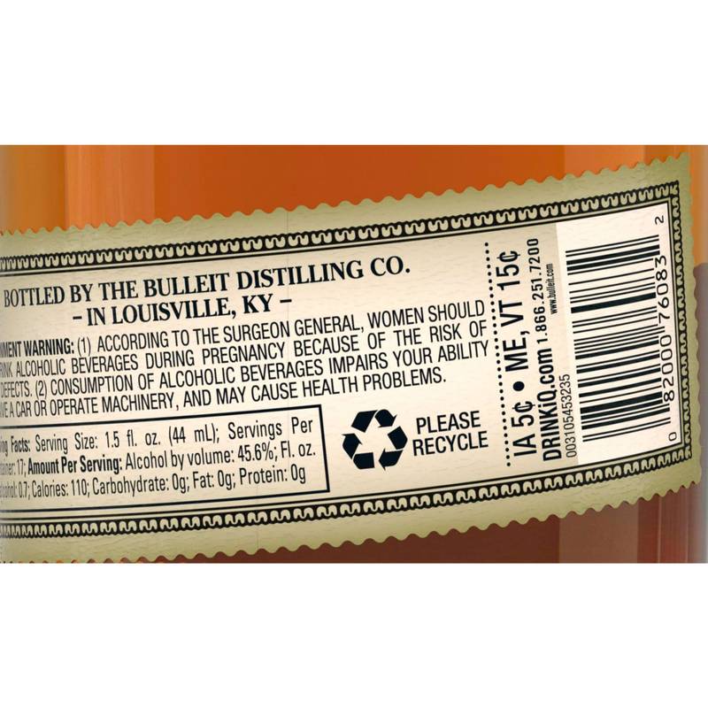 Bulleit 10 Yr Bourbon 750 Ml