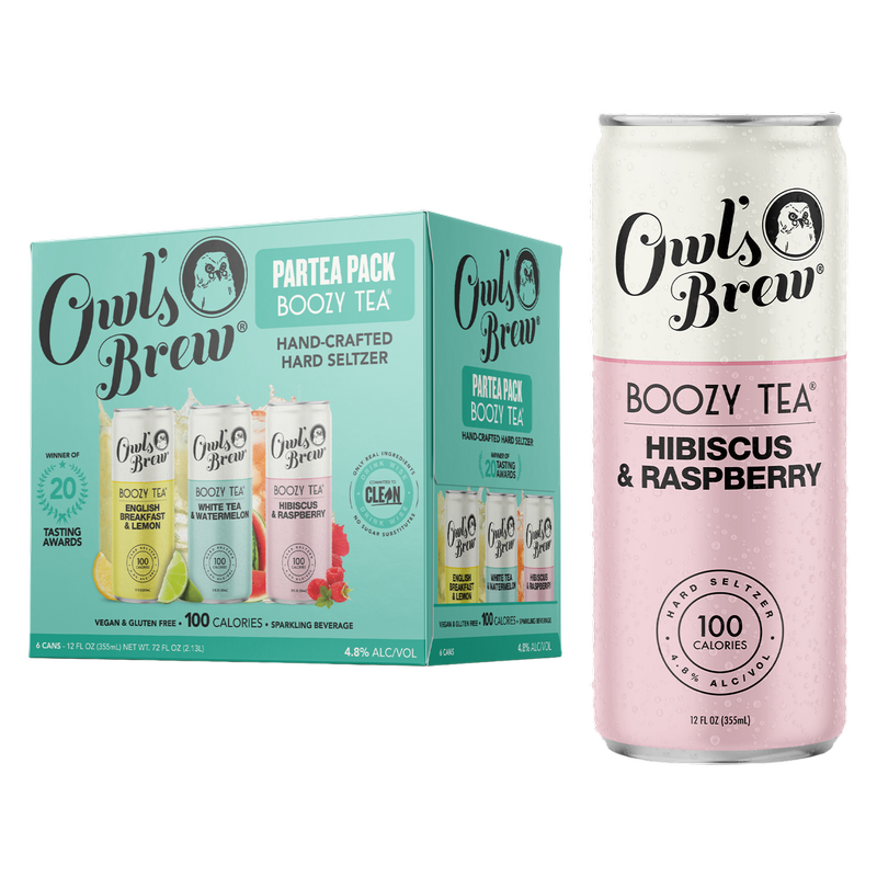 Owl's Brew Partea Pack Hard Seltzer 6pk 12oz Can 4.8% ABV
