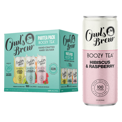 Owl's Brew Partea Pack Hard Seltzer 6pk 12oz Can 4.8% ABV