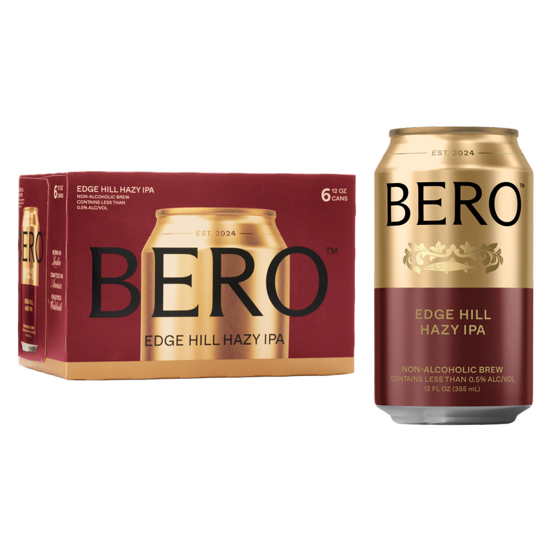 BERO Edge Hill Hazy IPA Non-Alcoholic 6pk 12oz Can