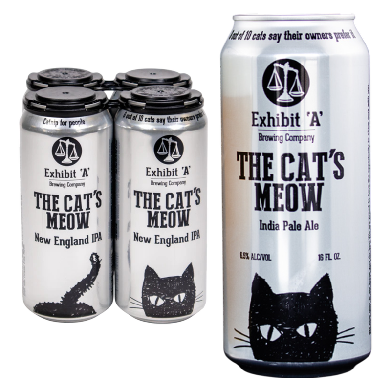 Exhibit A Brewing The Cat's Meow 4pk 16oz Can 6.5% ABV