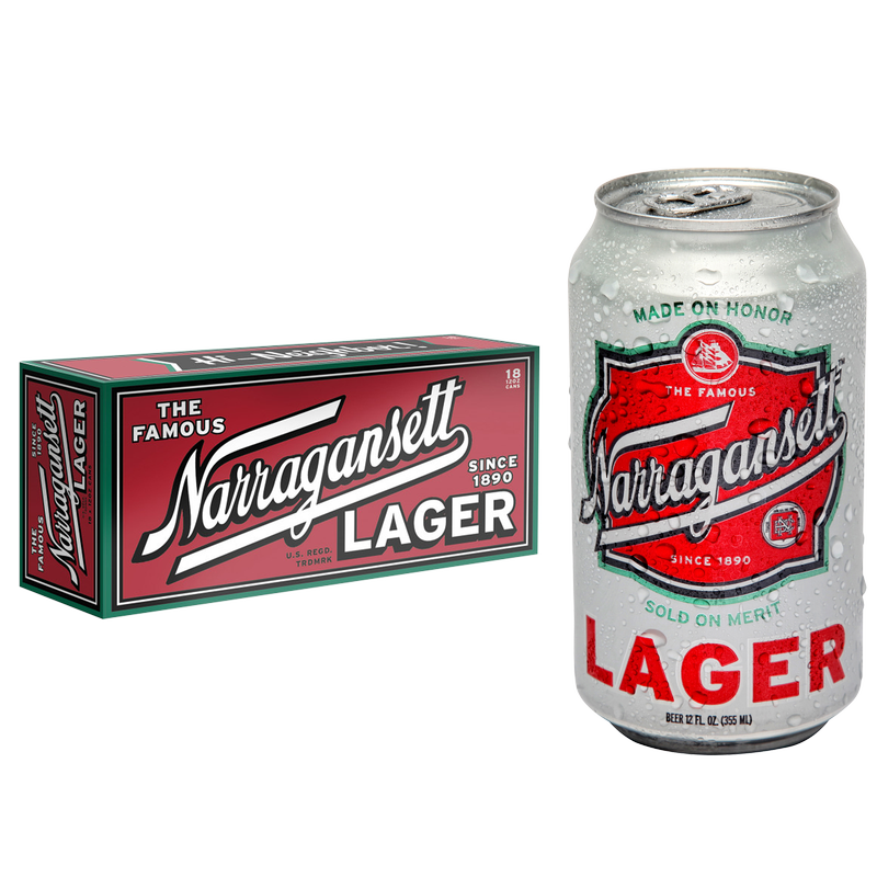 Narraganset Lager 18pk 12oz Can 5.0% ABV