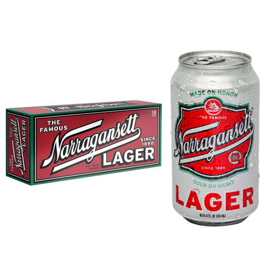 Narraganset Lager 18pk 12oz Can 5.0% ABV