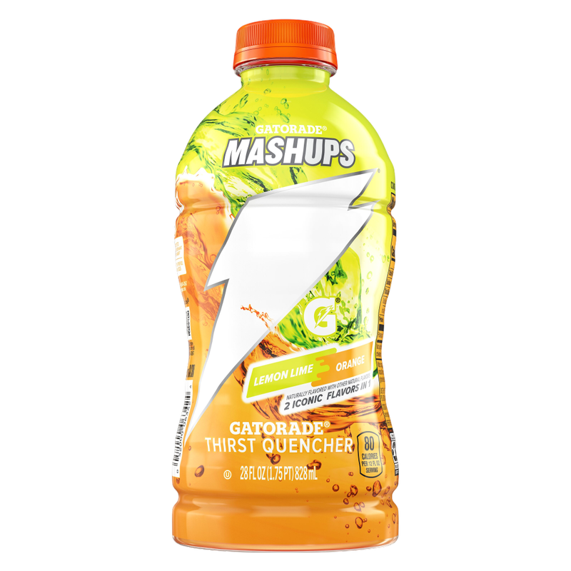 Gatorade Mashups Thirst Quencher Lemon Lime Orange 28oz Btl