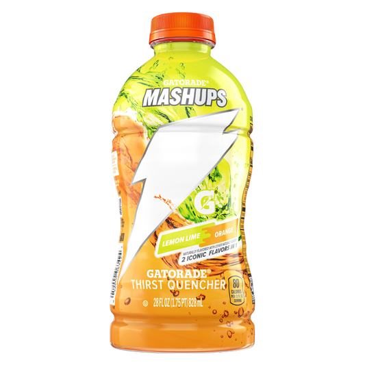 Gatorade Mashups Thirst Quencher Lemon Lime Orange 28oz Btl