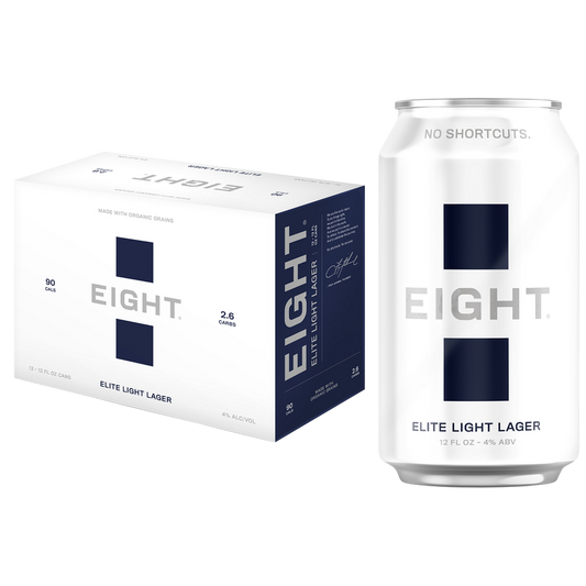 EIGHT Elite Light Lager 12pk 12oz Can 4.0% ABV