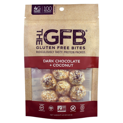 The GFB Dark Chocolate Coconut Bites 4oz Bag