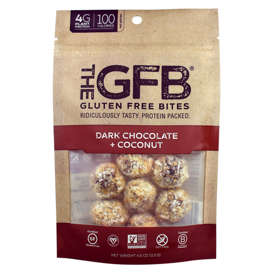 The GFB Dark Chocolate Coconut Bites 4oz Bag