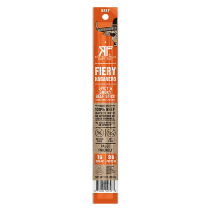 Righteous Felon Habanero Beef Meat Stick, 1oz