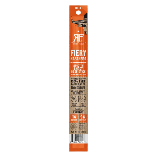 Righteous Felon Habanero Beef Meat Stick, 1oz