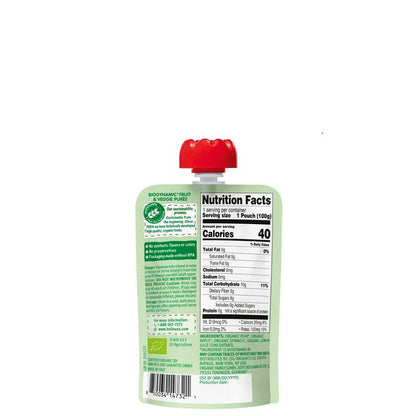 Holle Organic Fruit & Veggie Puree Pouch-Power Parrot, 3.5oz