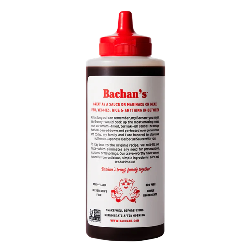 Bachan's Original Japanese BBQ Sauce, 17oz.