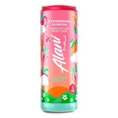 Alani Energy Strawberry Sunset 12oz Can