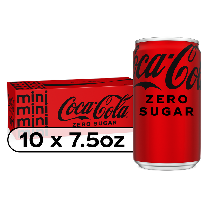 Coke Zero 10pk 7.5oz Mini Can