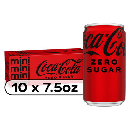 Coke Zero 10pk 7.5oz Mini Can