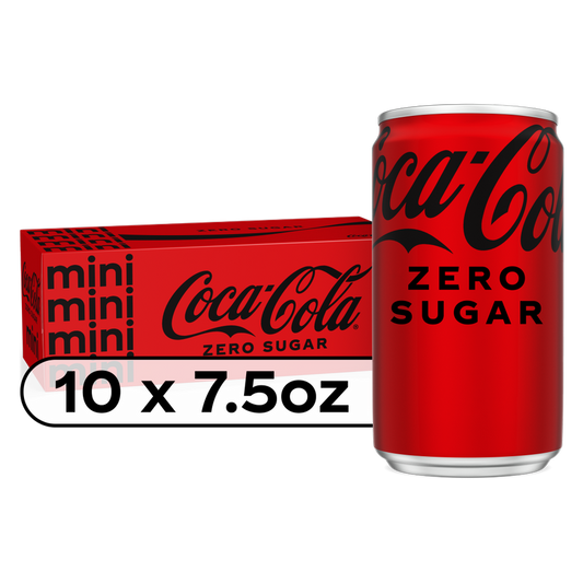 Coke Zero 10pk 7.5oz Mini Can