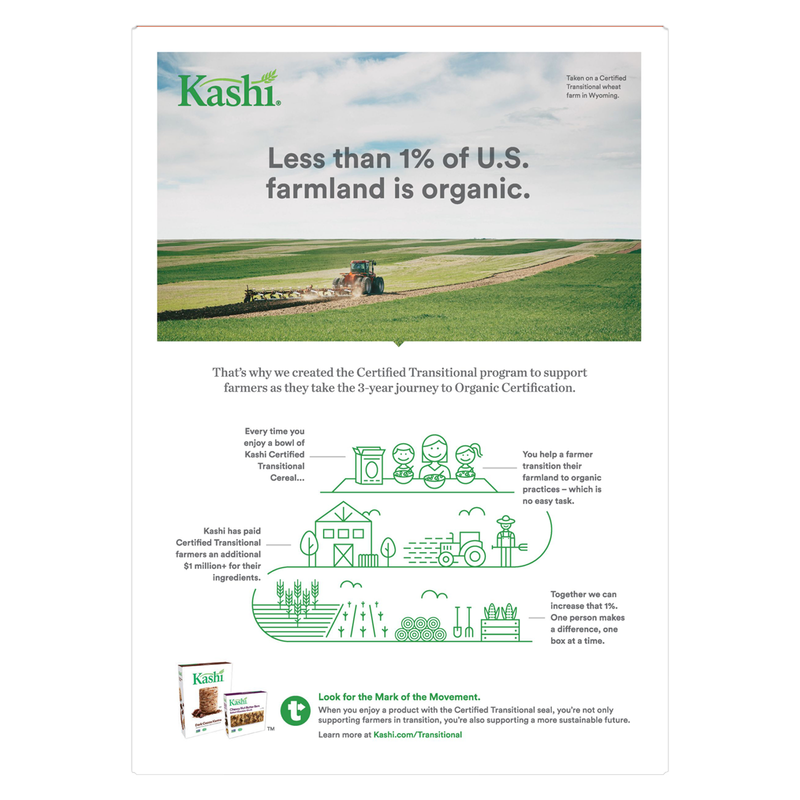 Kashi Organic Cinnamon Harvest Whole Wheat Biscuits Cereal 16.3oz