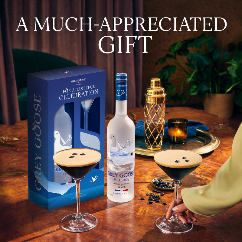 Grey Goose Vodka Gift Set 1.75L (80 Proof)